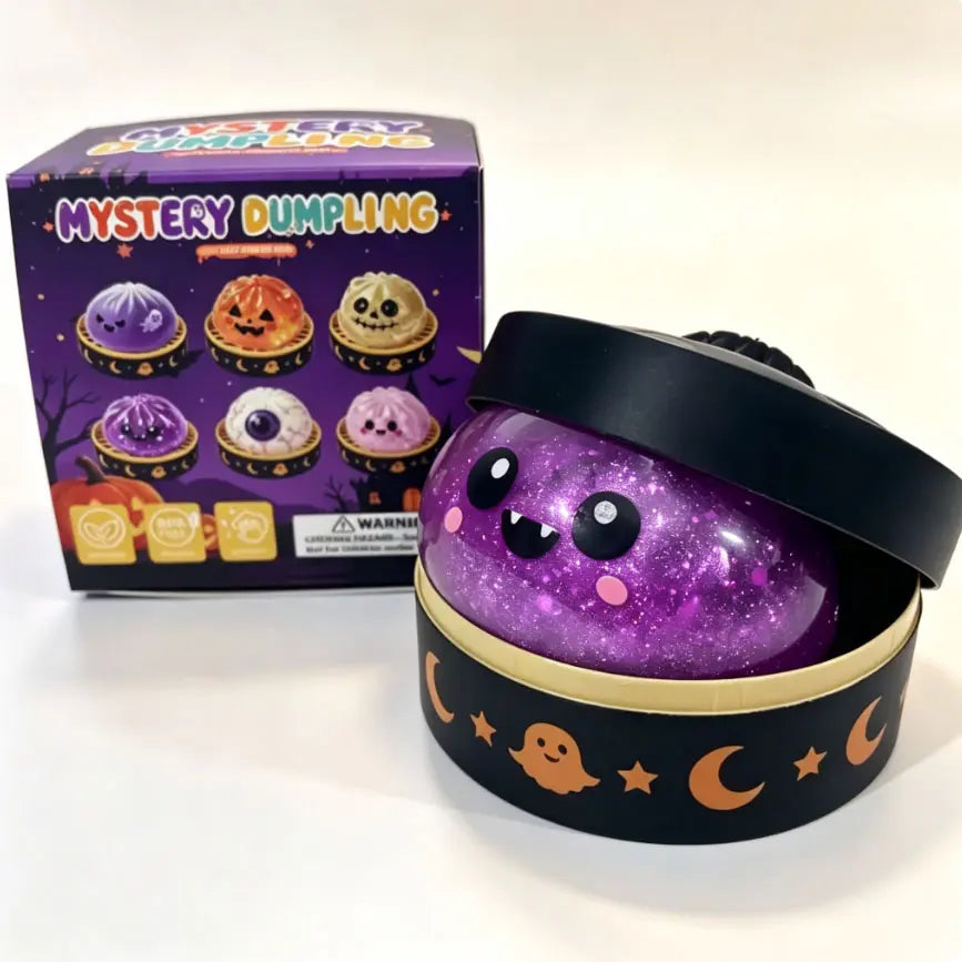 Halloween Cute Scary Ghost Maruko Squishy Squeeze Toy Set - Mini Portable Stress Fidget Item, Squishy Haul Sensory Kids Toy, Unique Whimsical Party Treat Bag Filler & Whimsical Gift, Fidgets,Sohochic