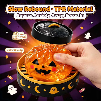 Halloween Cute Scary Ghost Maruko Squishy Squeeze Toy Set - Mini Portable Stress Fidget Item, Squishy Haul Sensory Kids Toy, Unique Whimsical Party Treat Bag Filler & Whimsical Gift, Fidgets,Sohochic