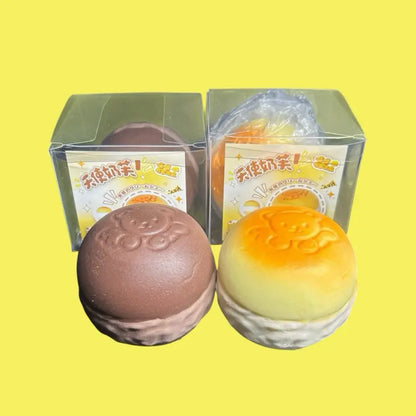 4-Piece Random Squishy Mystery Box, Kawaii Slow-Rising Squishies, Cute Sensory Fidget Toy Surprise Pack