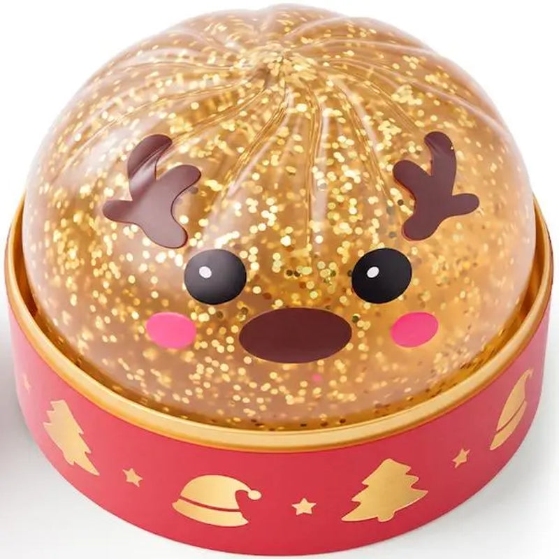 JOYIN Christmas Dumpling Stress Relief Toys Set, Cute Malt Sugar Christmas-Themed Squeeze Dumpling Stress Balls, Slow Rising Squishy Fidget Sensory Toy, Soft Squeeze Decompression Dough Gift for Adults and Girls Boys, Birthday Gifts